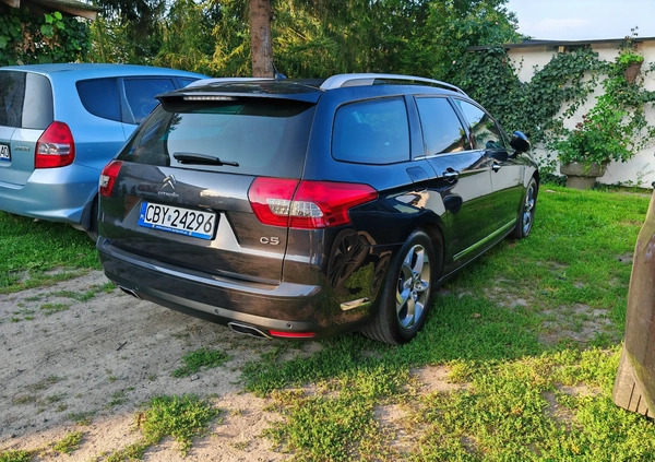 Citroen C5 cena 36000 przebieg: 272000, rok produkcji 2012 z Lipno małe 277
